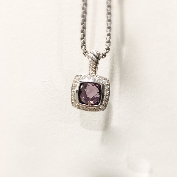David Yurman Jewelry - David Yurman Albion amethyst and Diamond necklace